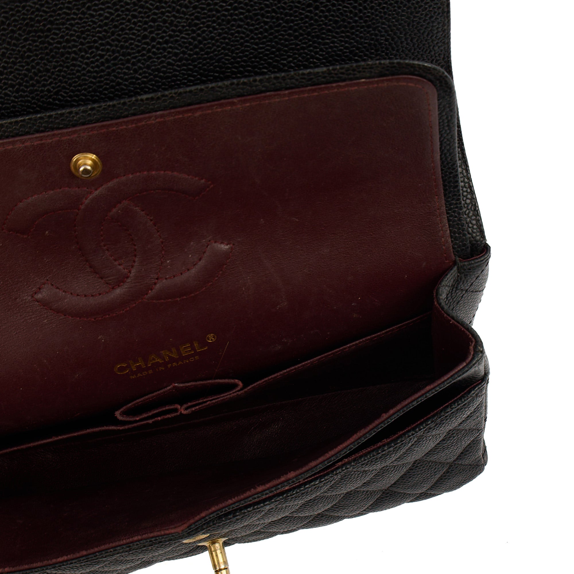 Chanel Shoulder Bag Classic Double Flap - Medium in Black, Leather