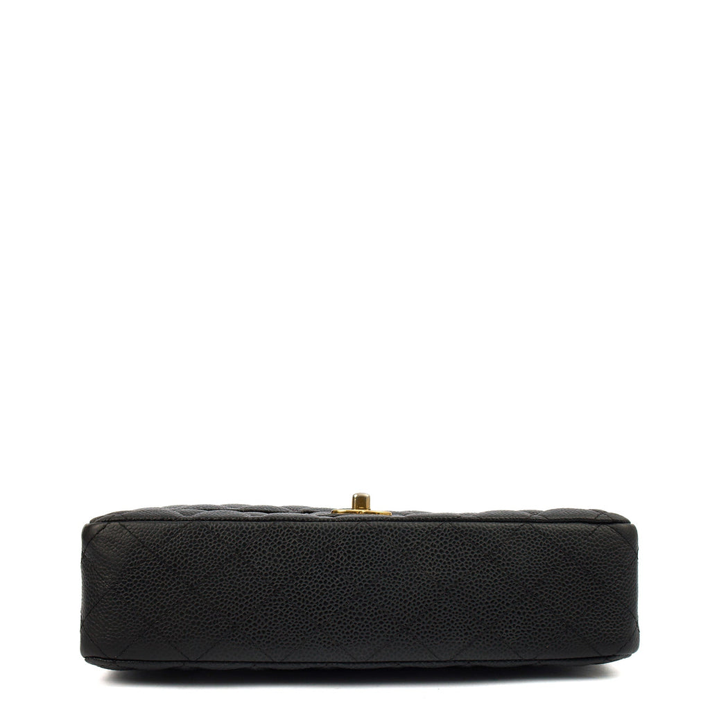 Chanel Shoulder Bag Classic Double Flap - Medium in Black, Leather