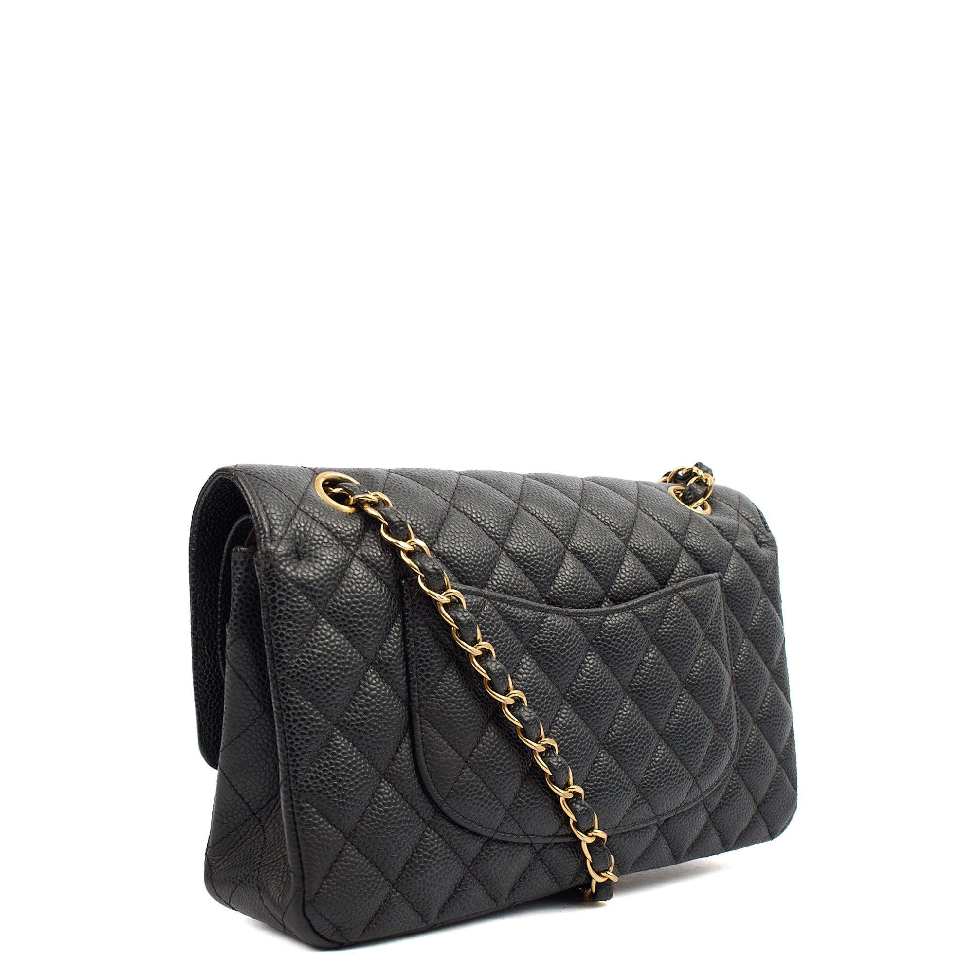 Chanel Shoulder Bag Classic Double Flap - Medium in Black, Leather