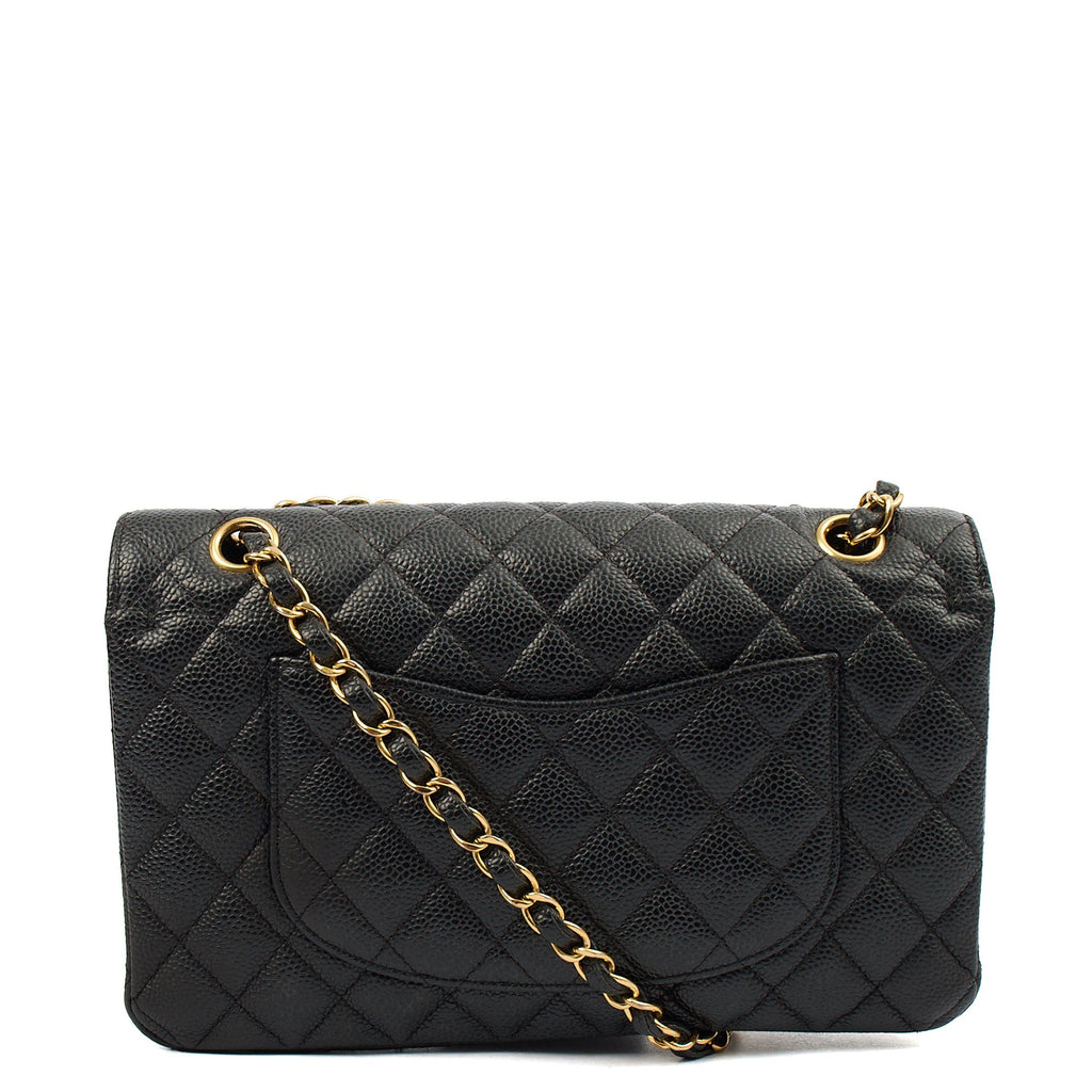 Chanel Shoulder Bag Classic Double Flap - Medium in Black, Leather