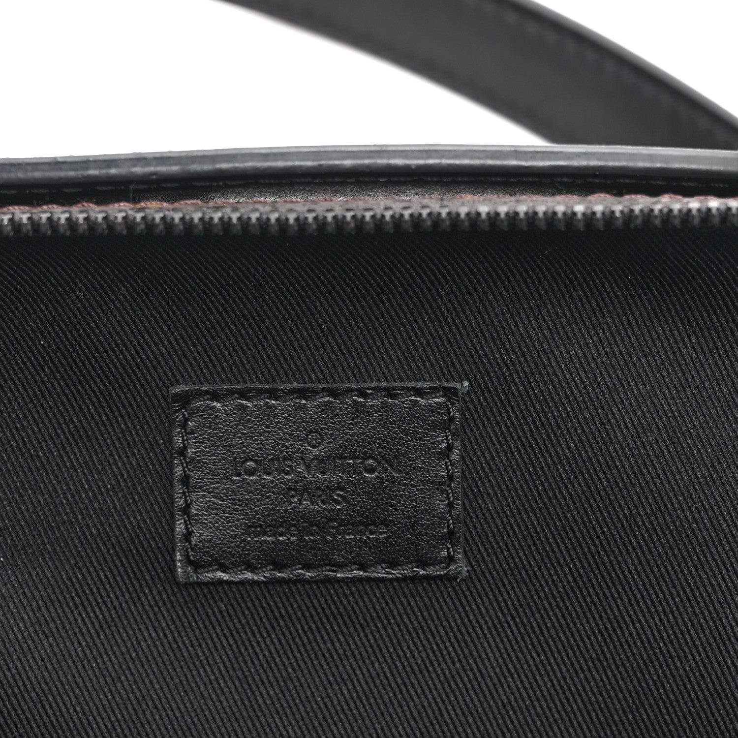 Monogram Macassar Handle Soft Trunk Black