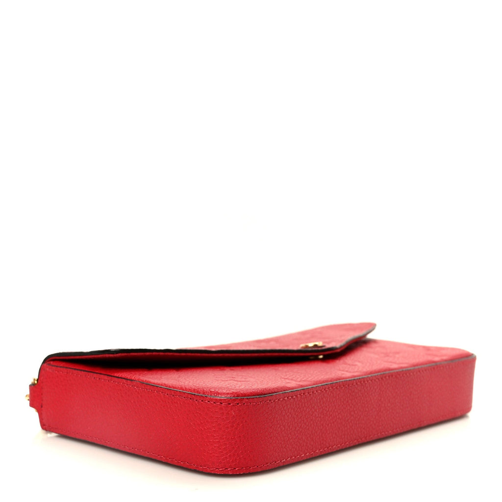 Empreinte Pochette Felicie Chain Wallet Scarlet