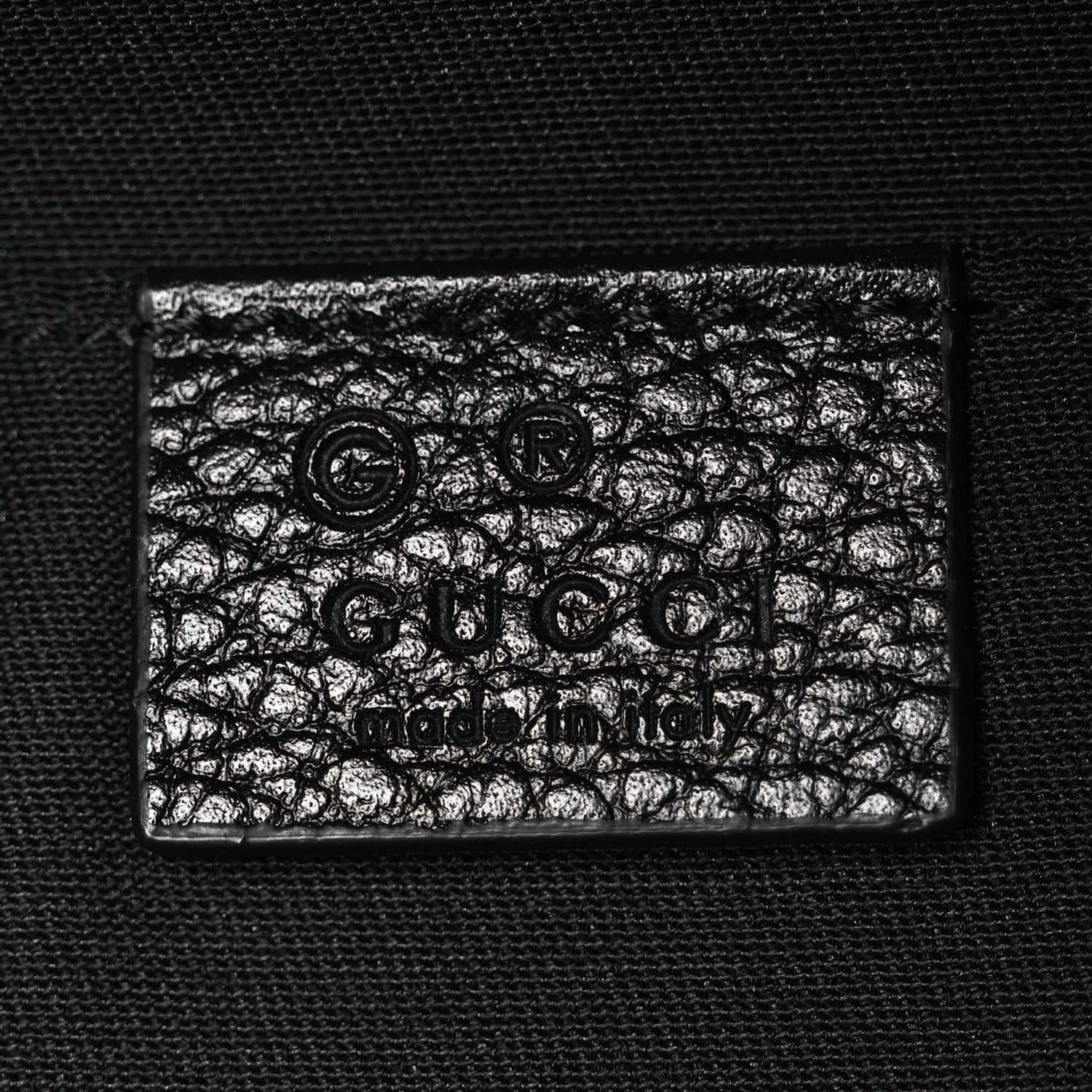 Nylon Monogram Fanny Pack Belt Bag Black