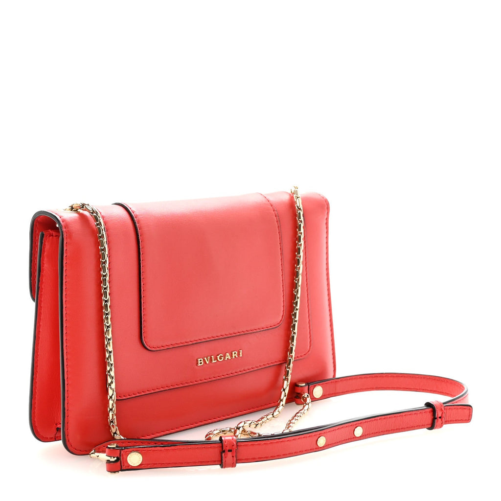 Calfskin Serpenti Forever Crossbody Bag Red