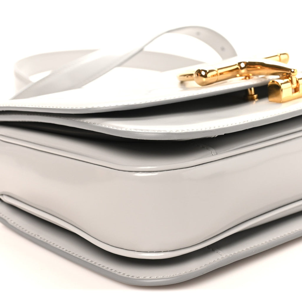 Calfskin Siena Small Shoulder Bag Grey