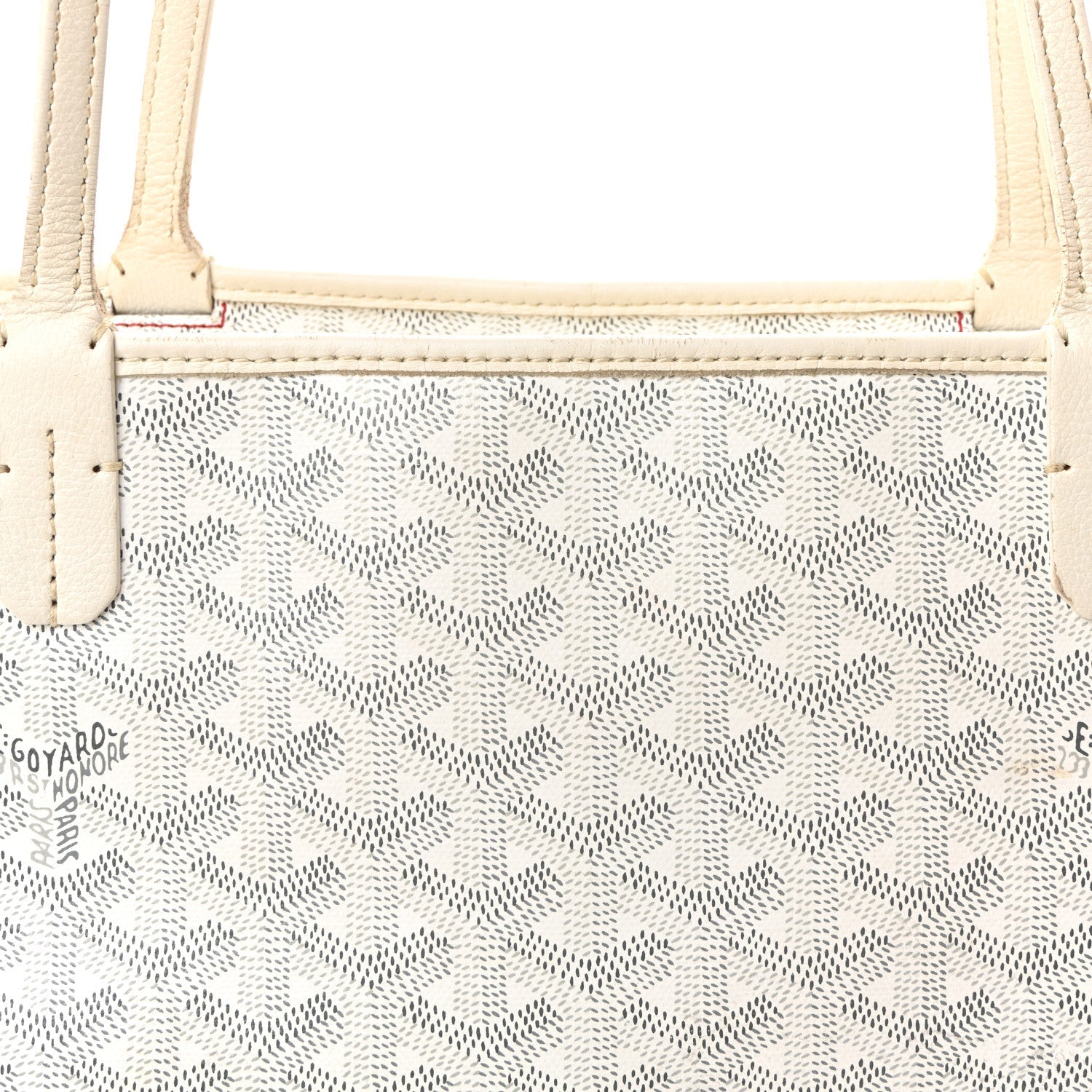 Goyardine Artois MM White