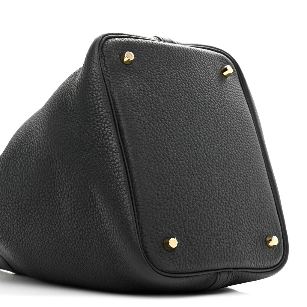 Taurillon Clemence Picotin Lock 22 MM Black