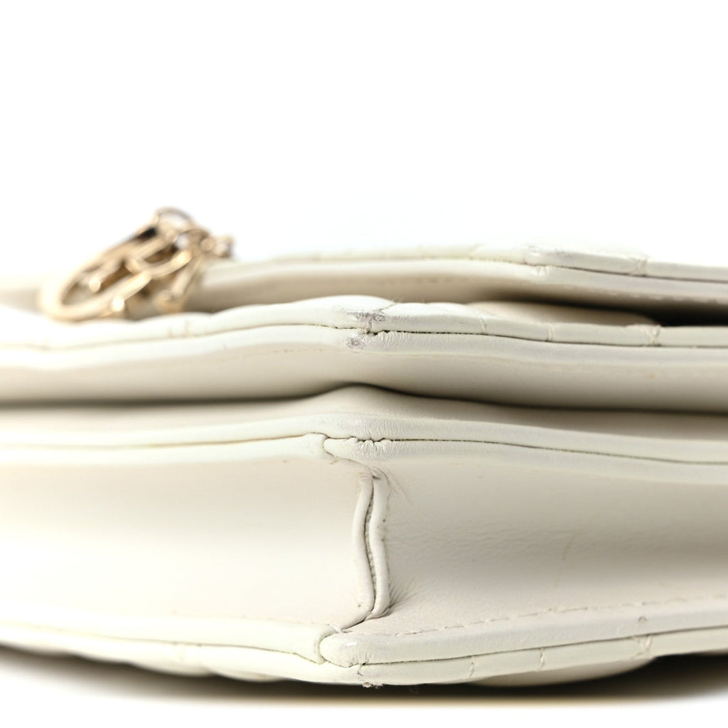 Lambskin Cannage Mini My Dior Bag Latte