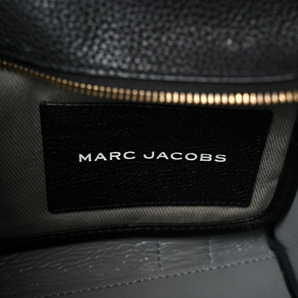 Grained Calfskin Small The Tote Bag Black