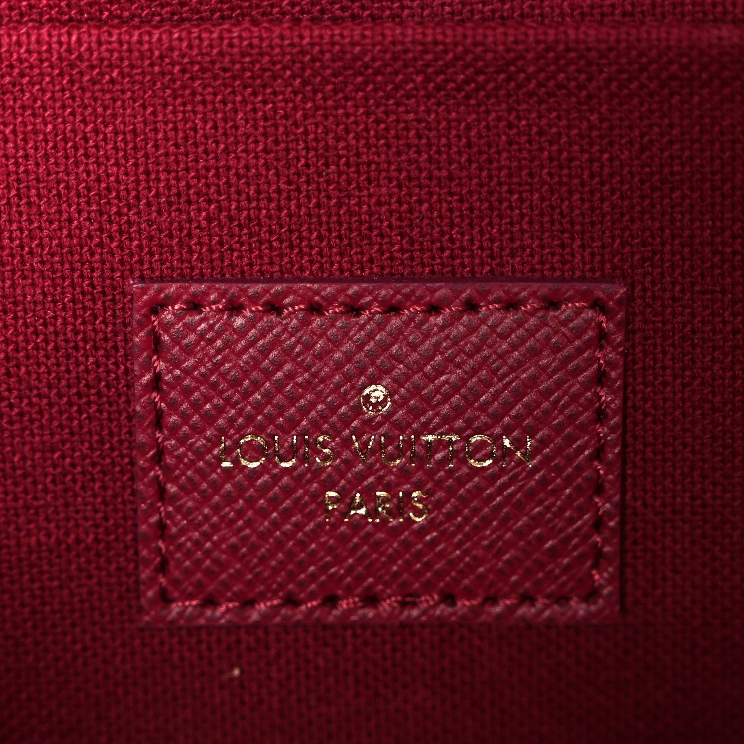 Monogram Pochette Felicie Chain Wallet Fuchsia