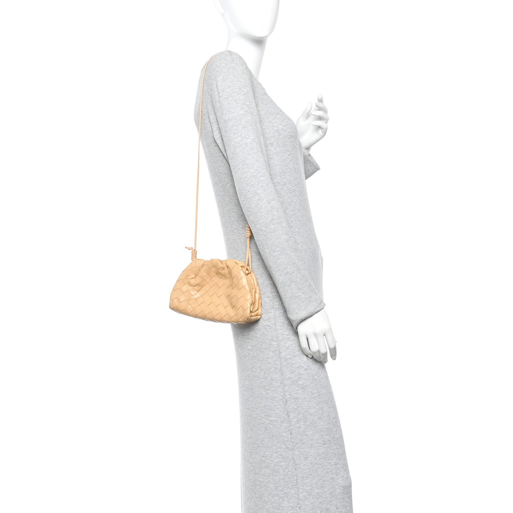 Nappa Intrecciato The Mini Pouch Almond