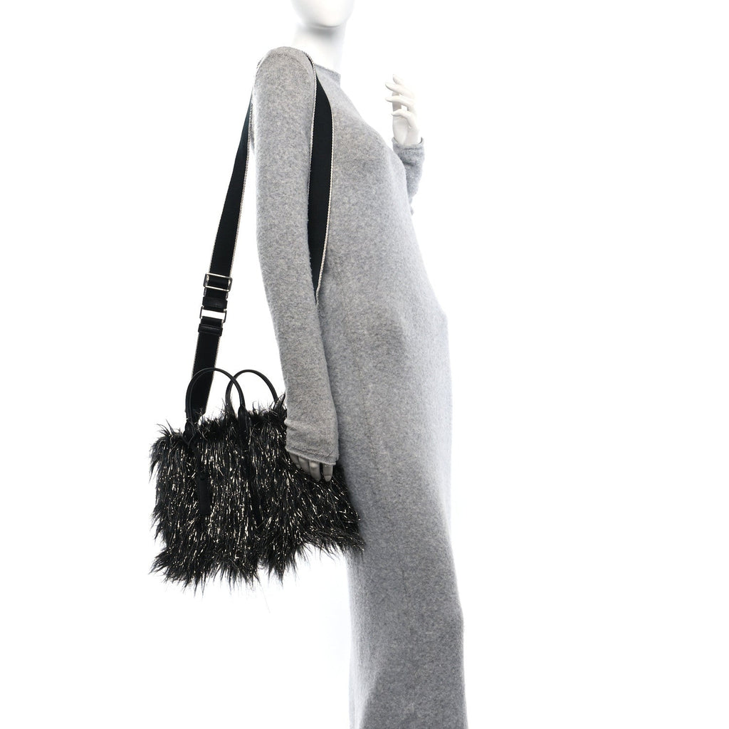 The Creature Small Tote Bag Black Silver