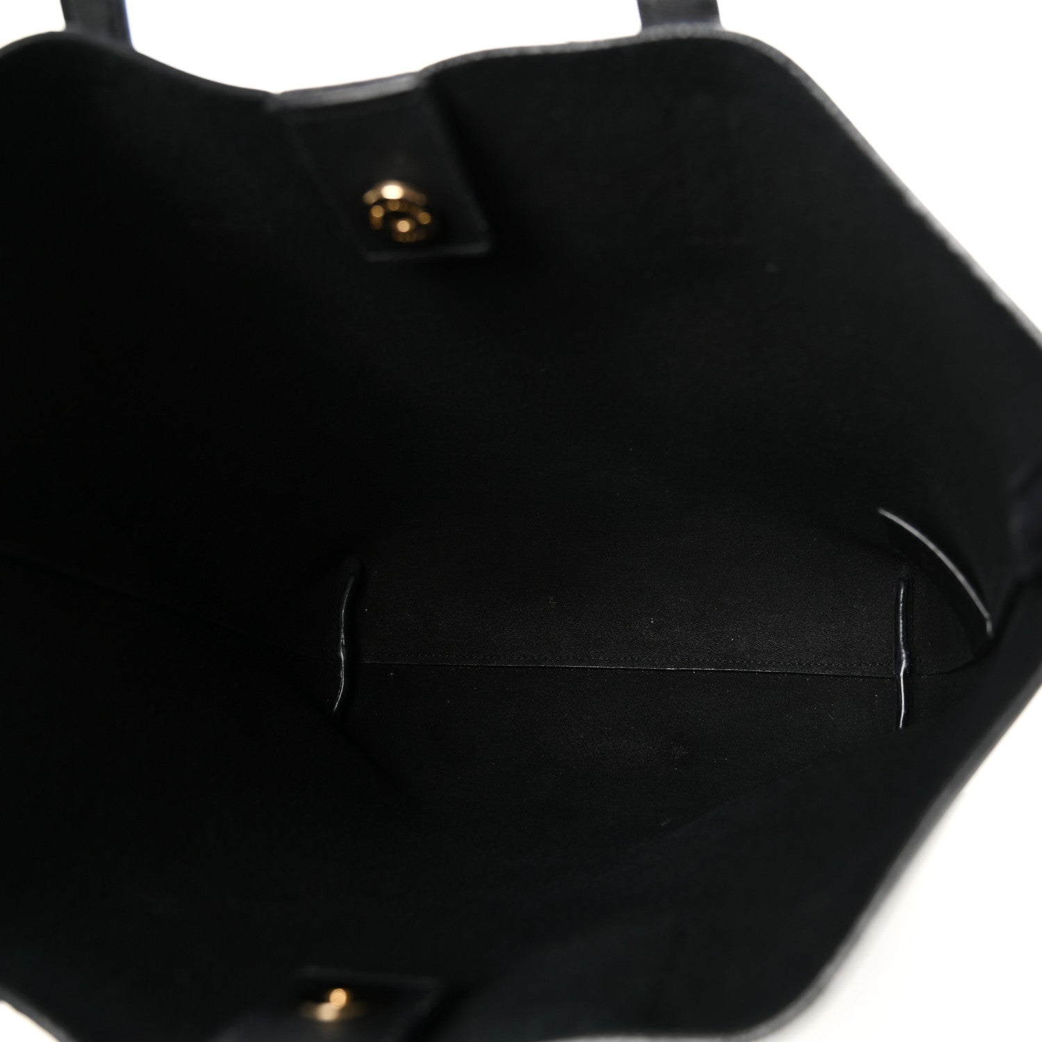Calfskin Toy Shopping Tote Black