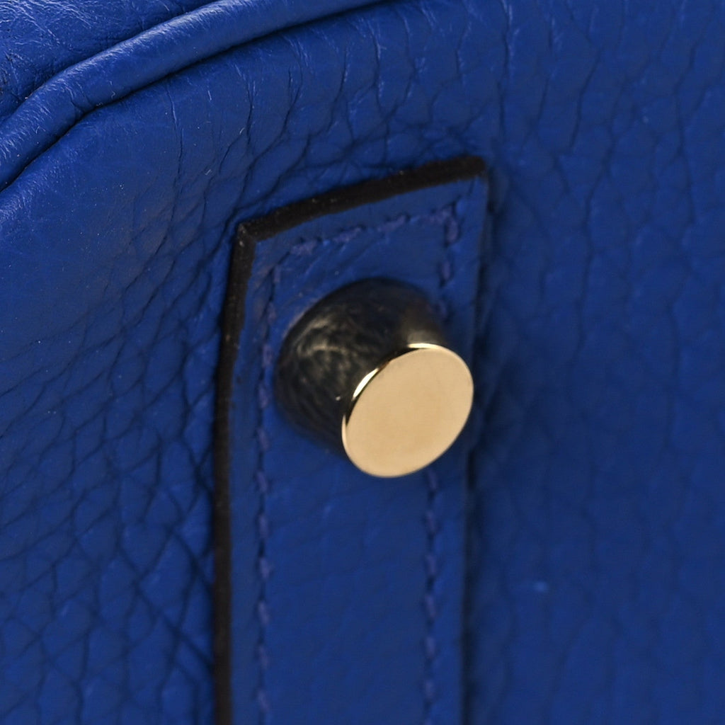 Togo Birkin 30 Bleu Electrique