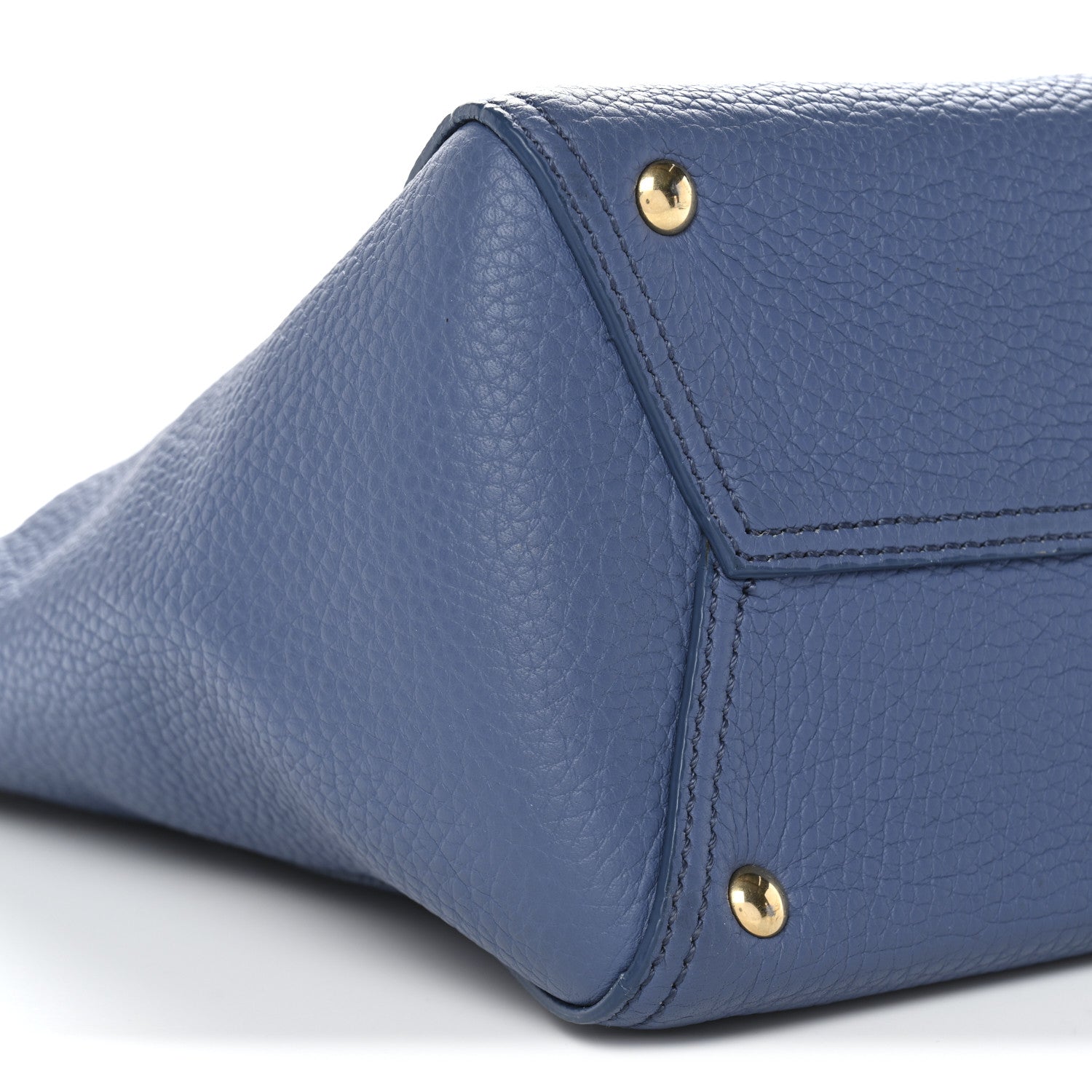 Calfskin Tote Blue
