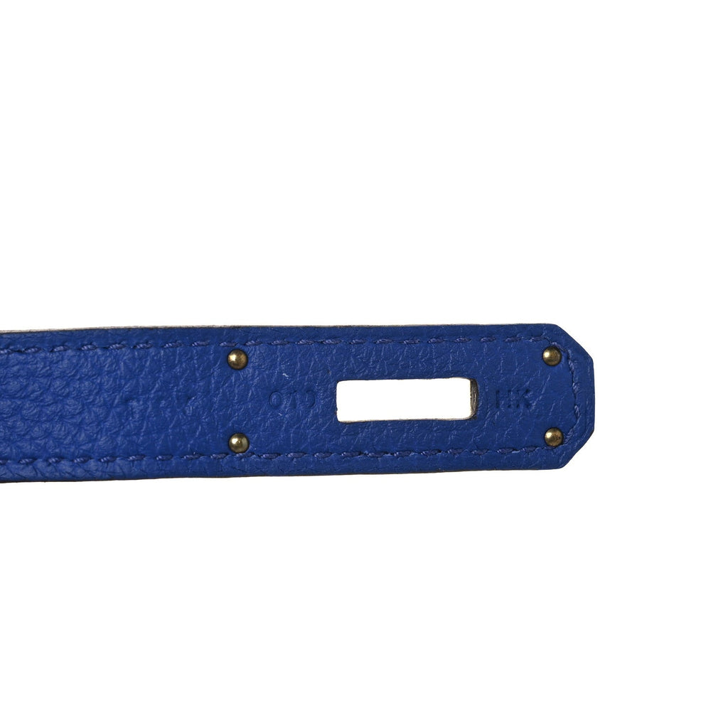 Togo Birkin 30 Bleu Electrique