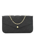 Empreinte Pochette Felicie Chain Wallet Black