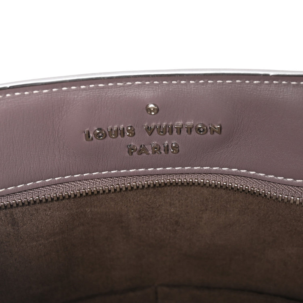 Veau Satin Holdall PM Gris