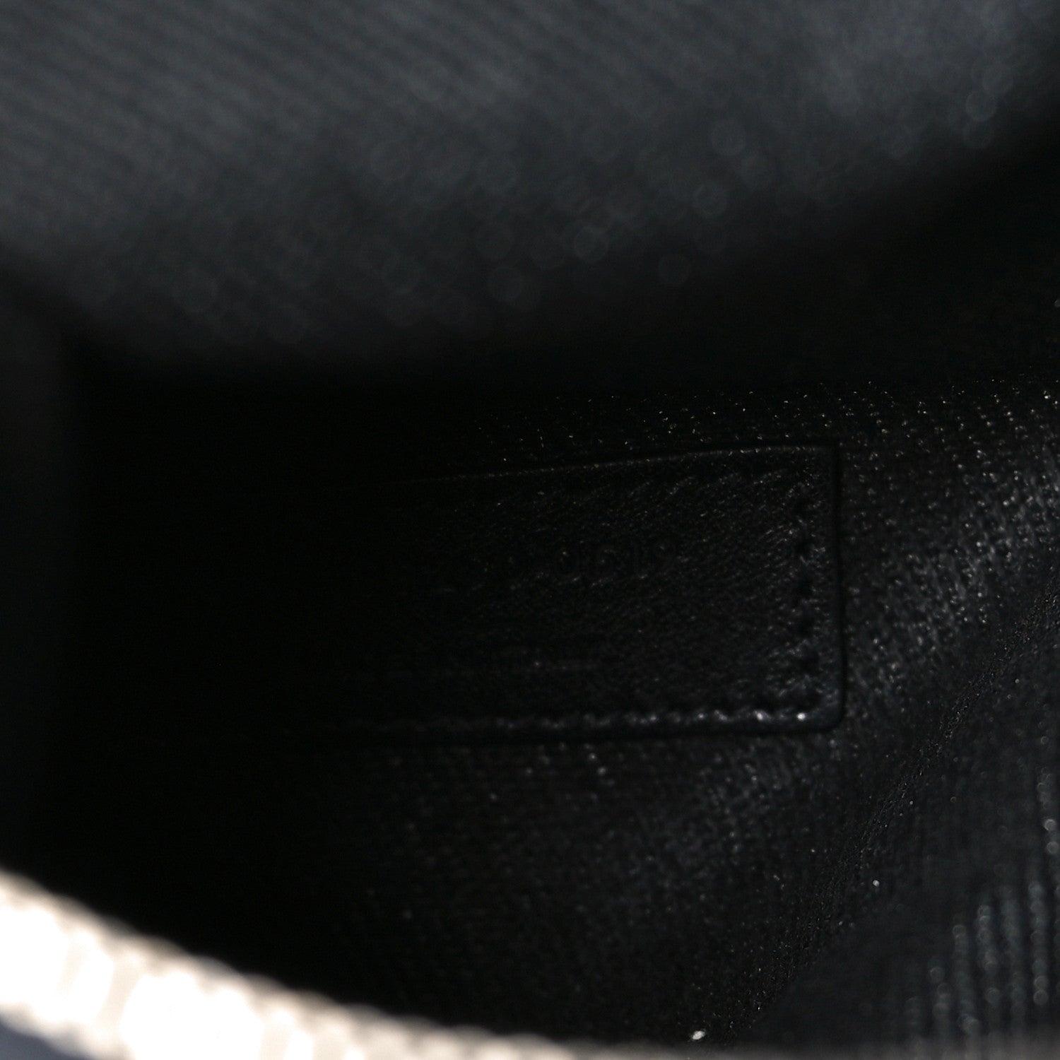 Linen Calfskin Rive Gauche Tote Black