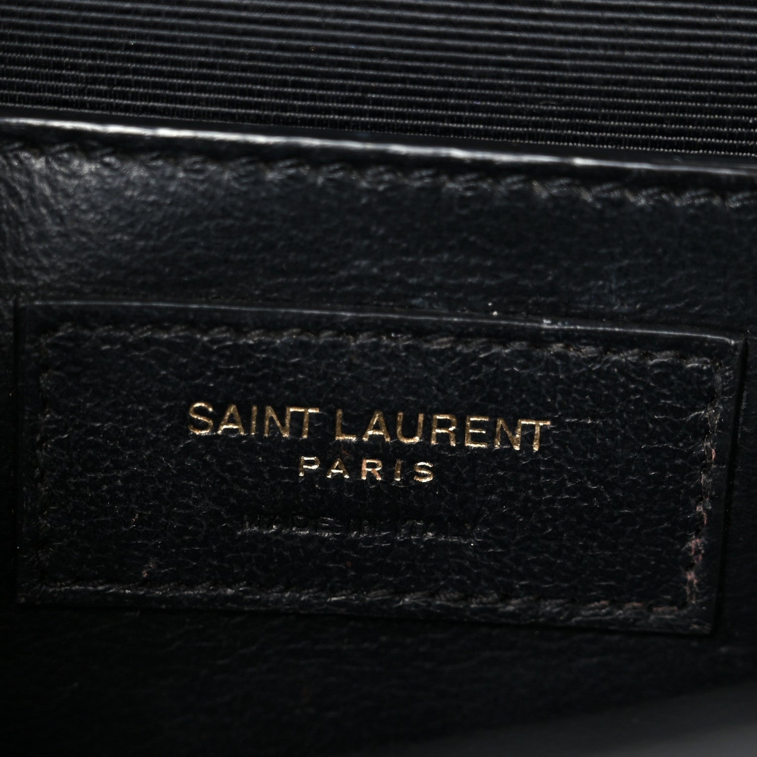 Grain De Poudre Textured Mixed Matelasse Triquilt Small Monogram Satchel Black