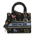 Canvas Pixel Zodiac Embroidered Medium Lady D-Lite Nero Multicolor