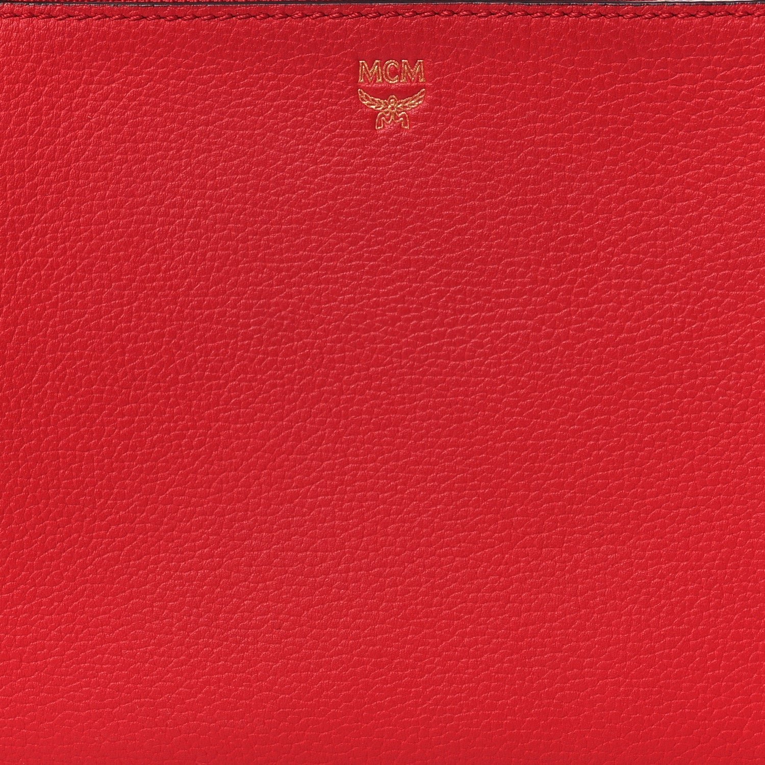 Grained Calfskin Milla Double Crossbody Bag Ruby Red