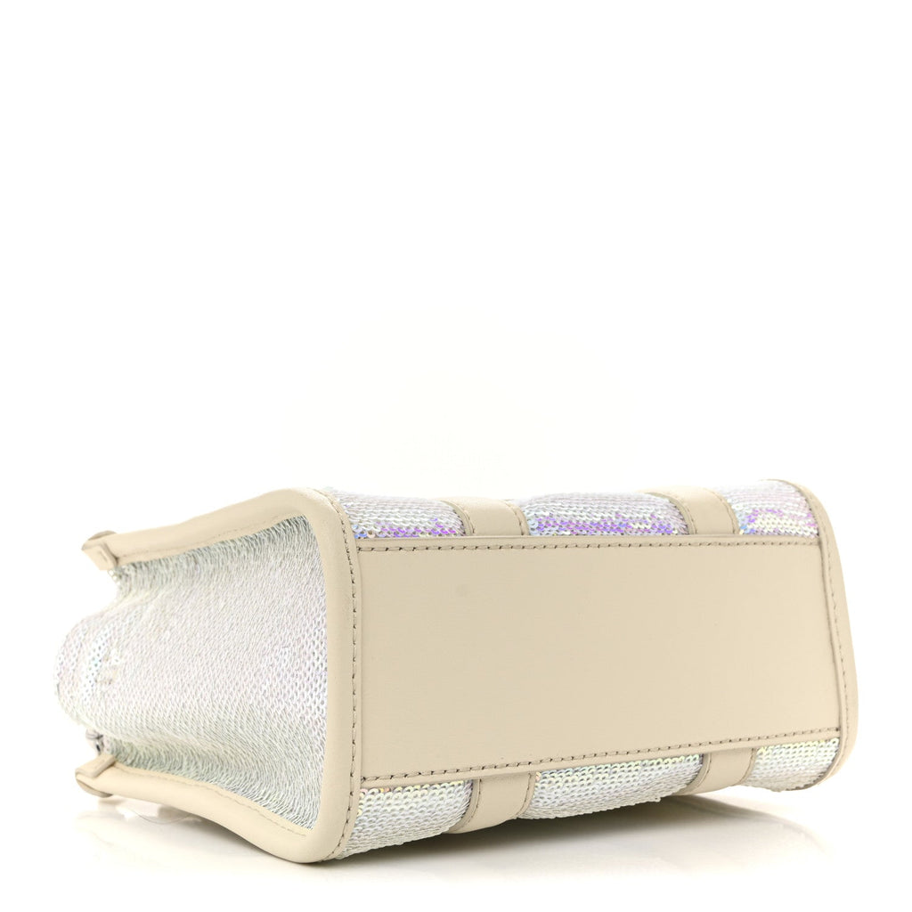 Sequin Mini The Tote Bag Iridescent