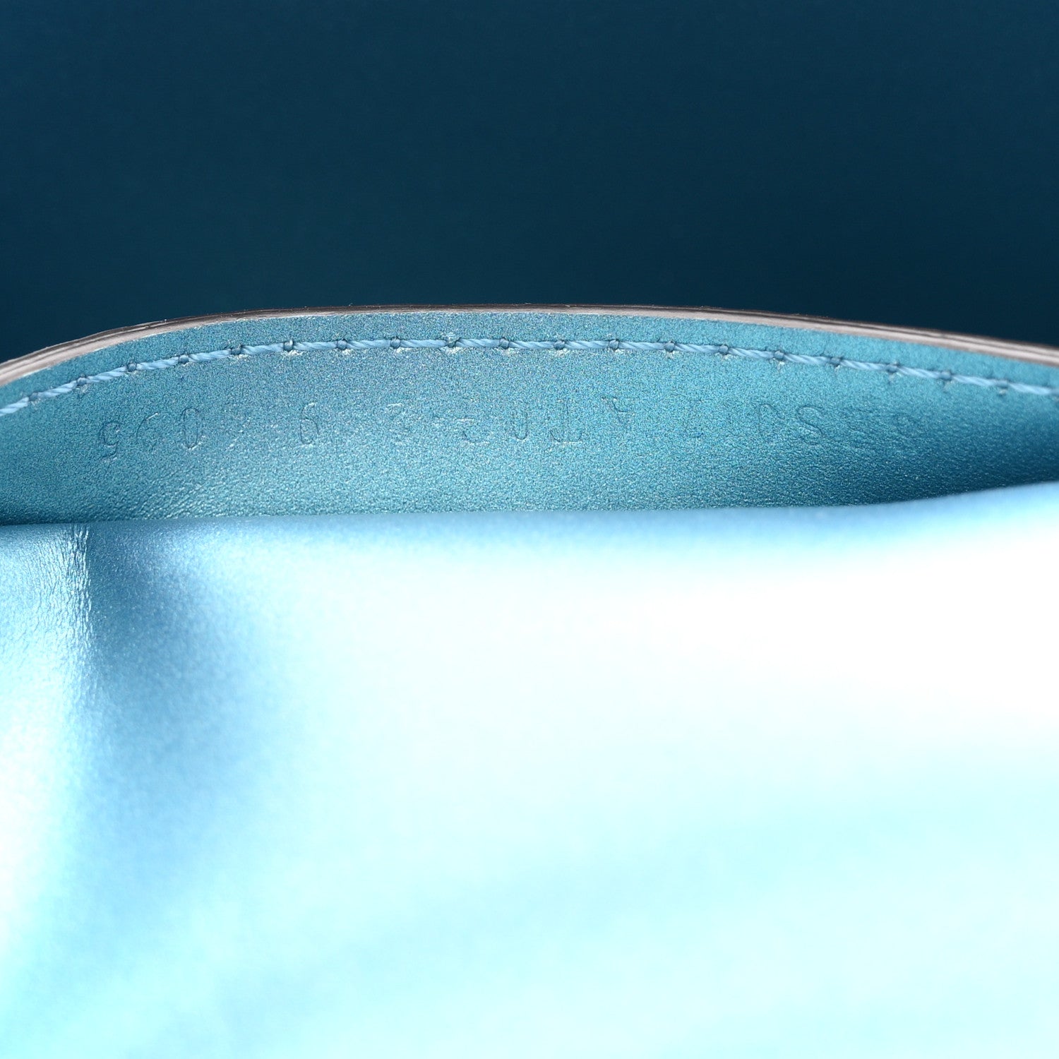 Metallic Cuoio Roma Sellerissima Nappa Sintetica Tape Stitch Mini Baguette Placca Argento
