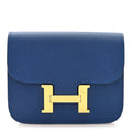 Epsom Constance Slim Wallet Bleu Tie