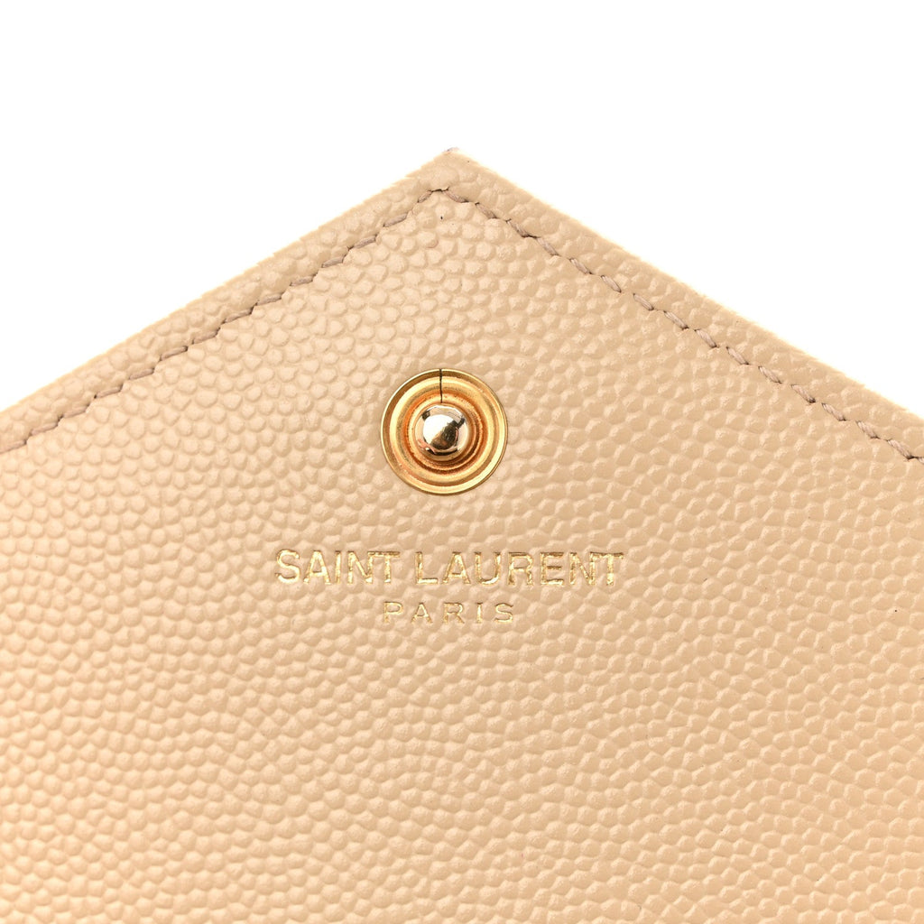 Grain De Poudre Matelasse Chevron Monogram Chain Wallet Nude Powder