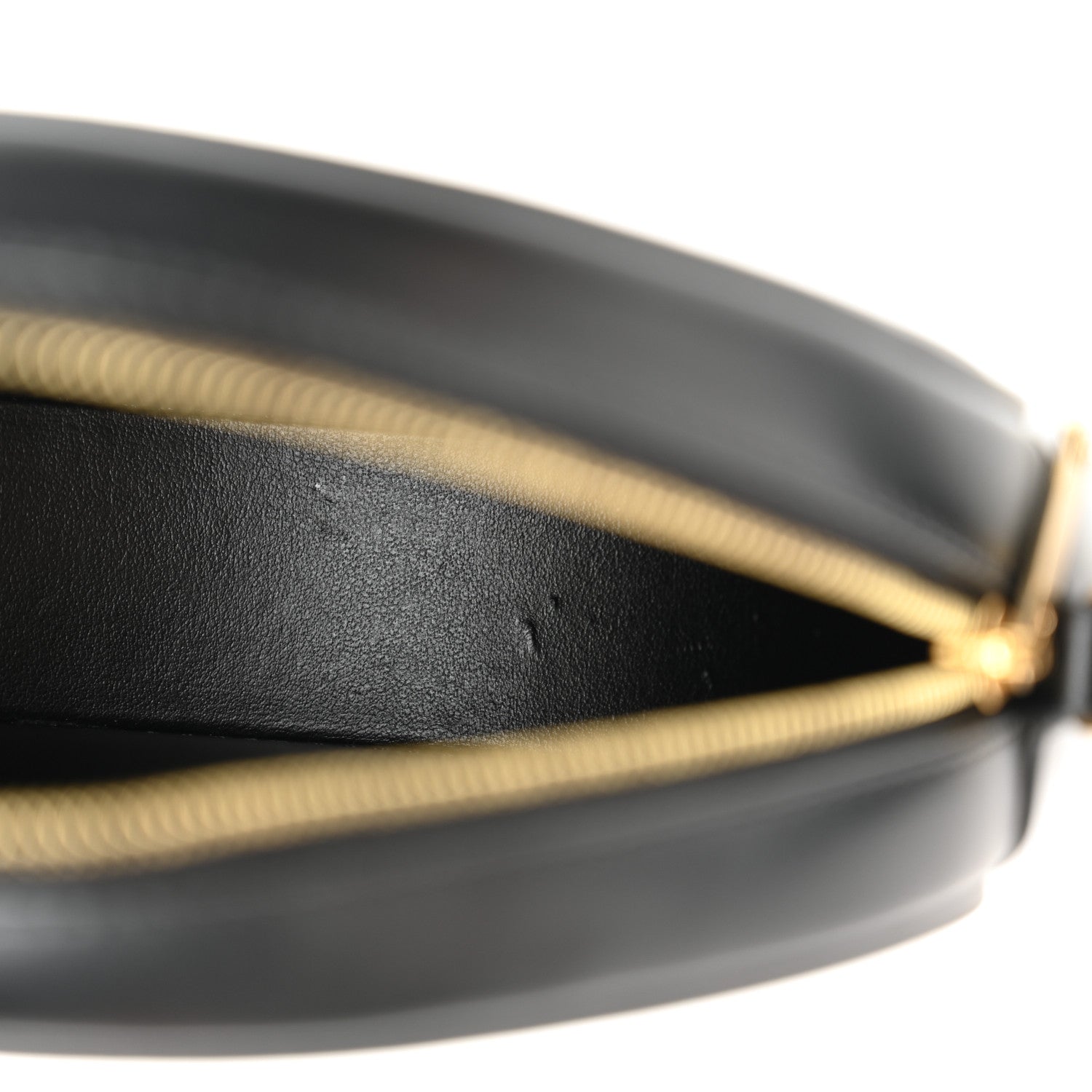 Smooth Calfskin Cuir Triomphe Oval Bag Black