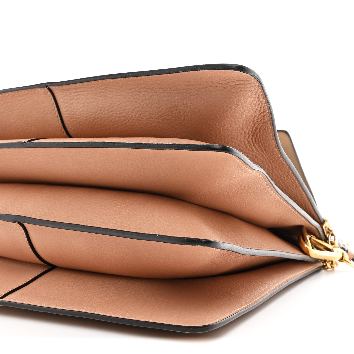 Calfskin Medium Faye Shoulder Bag Biscotti Beige