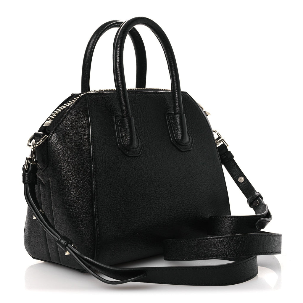 Sugar Goatskin Mini Antigona Black