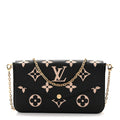 Empreinte Monogram Giant Felicie Pochette Black Beige