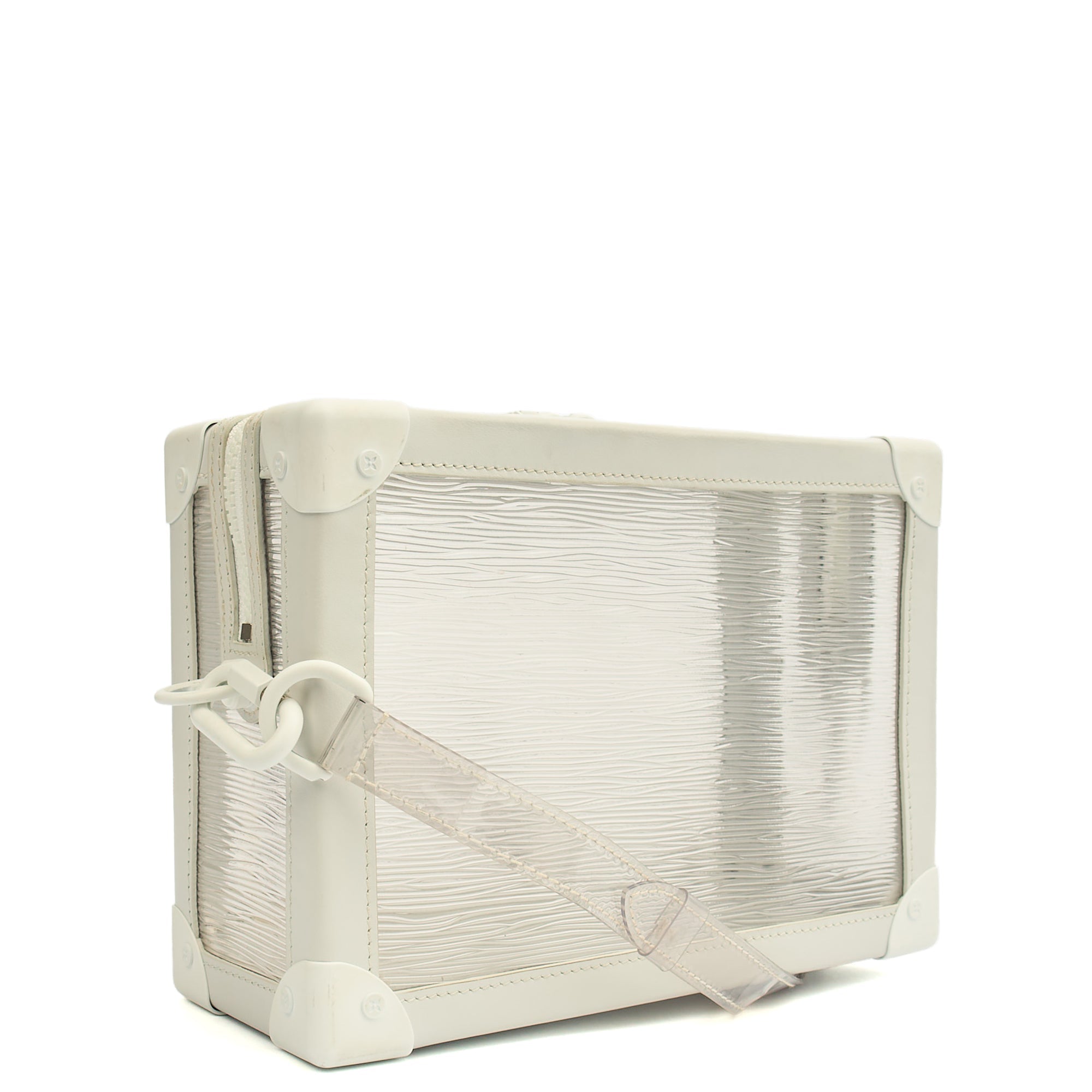 Louis Vuitton Cross Body Soft Trunk  in White, Plastic