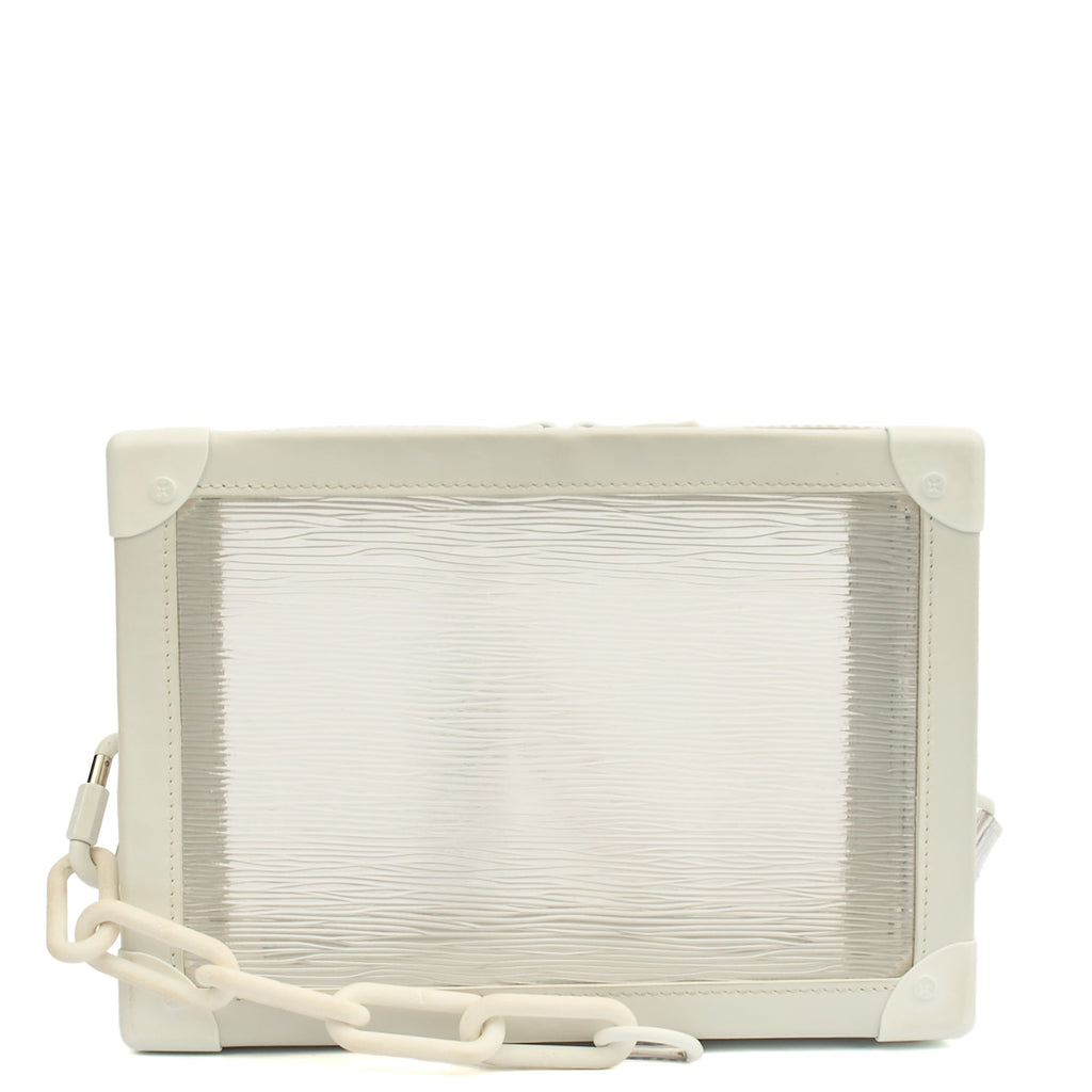 Louis Vuitton Cross Body Soft Trunk  in White, Plastic