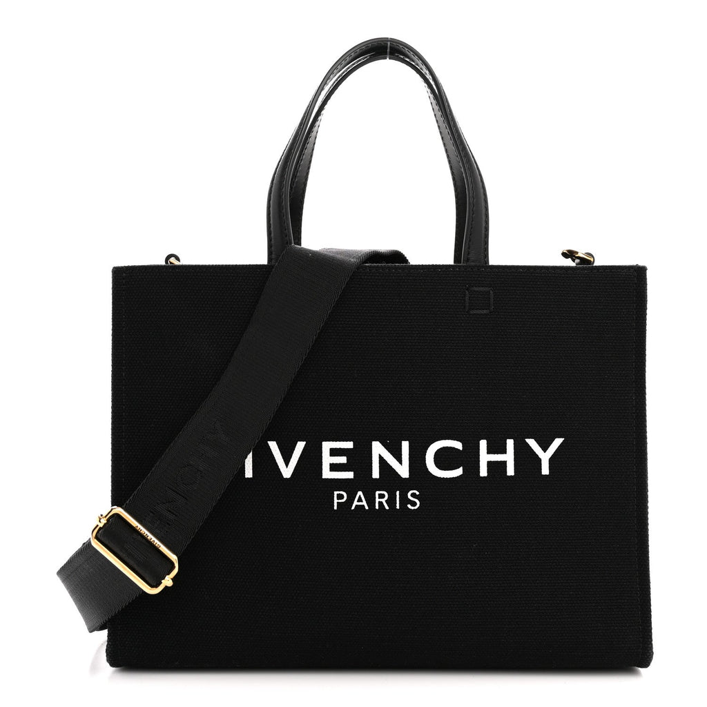 Canvas Small G Tote Black