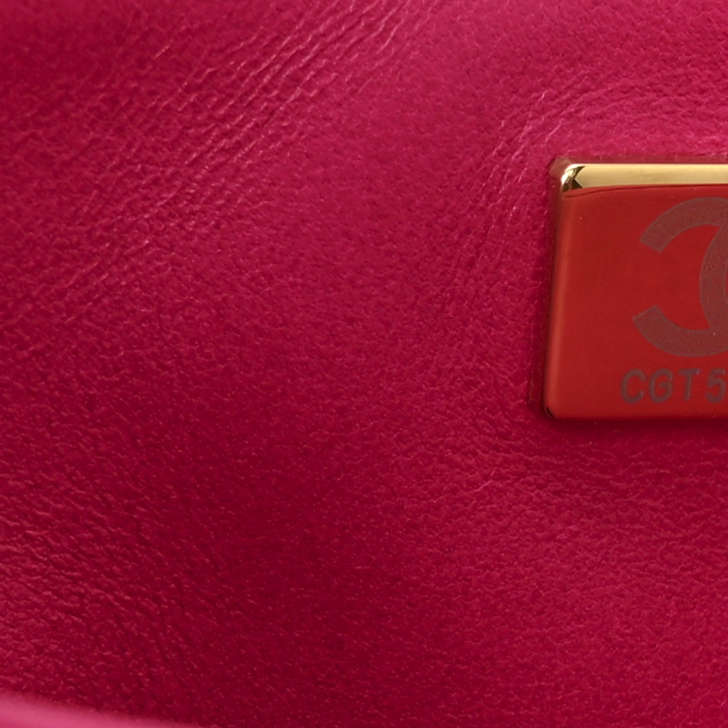 Lambskin Quilted On And On Small Chain Flap Fuchsia