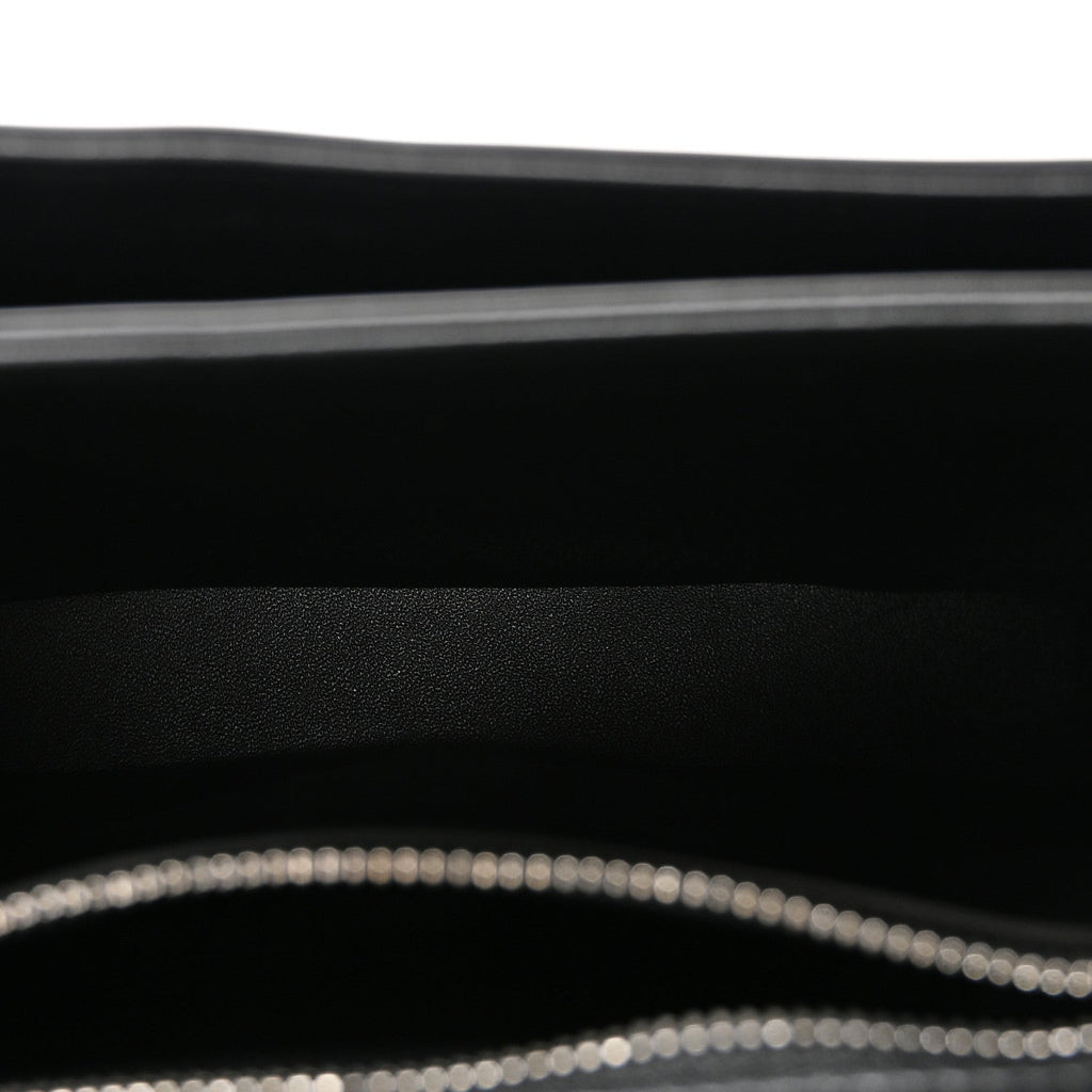 Calfskin Besace Clea Chain Triomphe Black