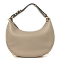 Vitello Grace Matte Small Fendigraphy Hobo Bag Nuvola