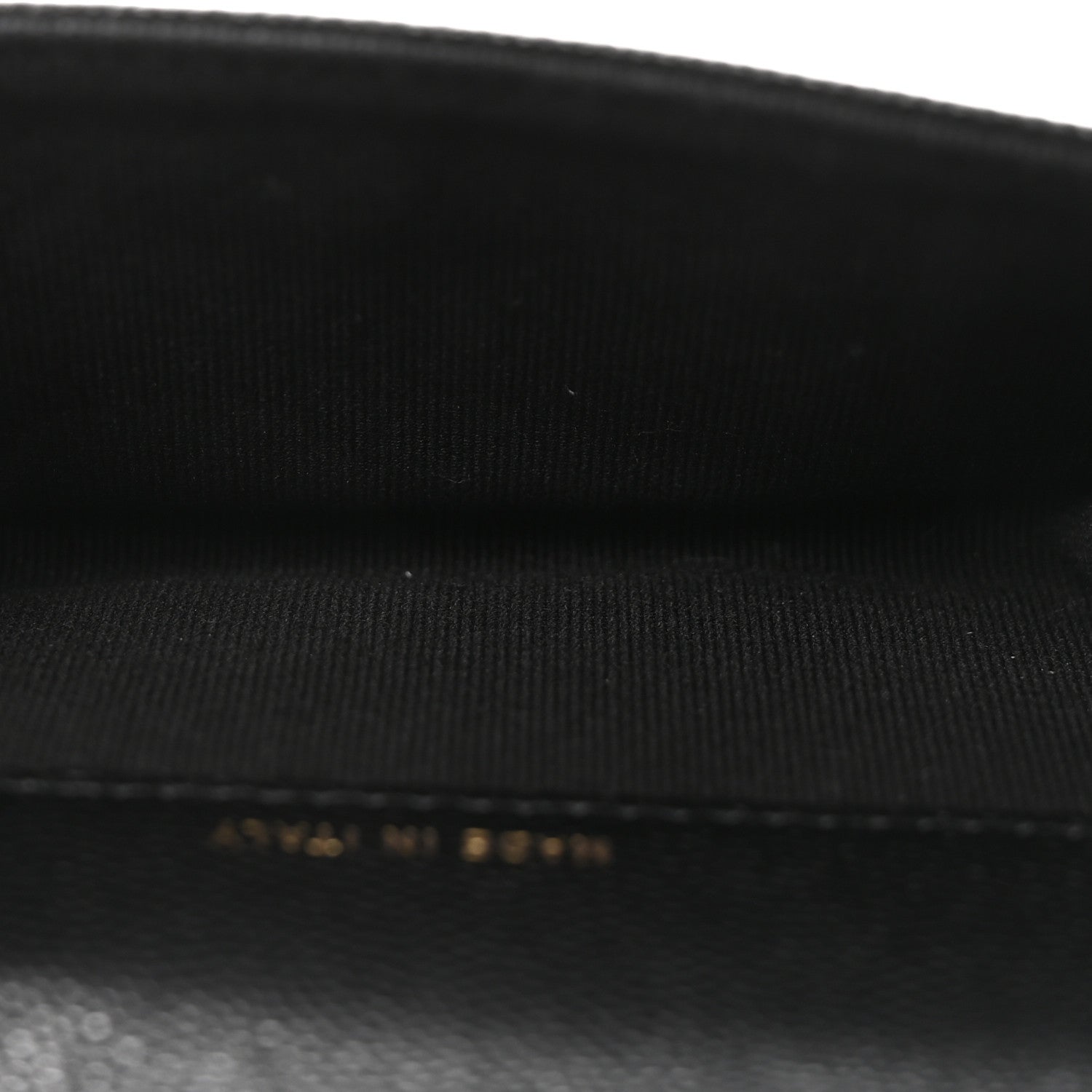 Caviar Quilted CC Flap  Holder Black