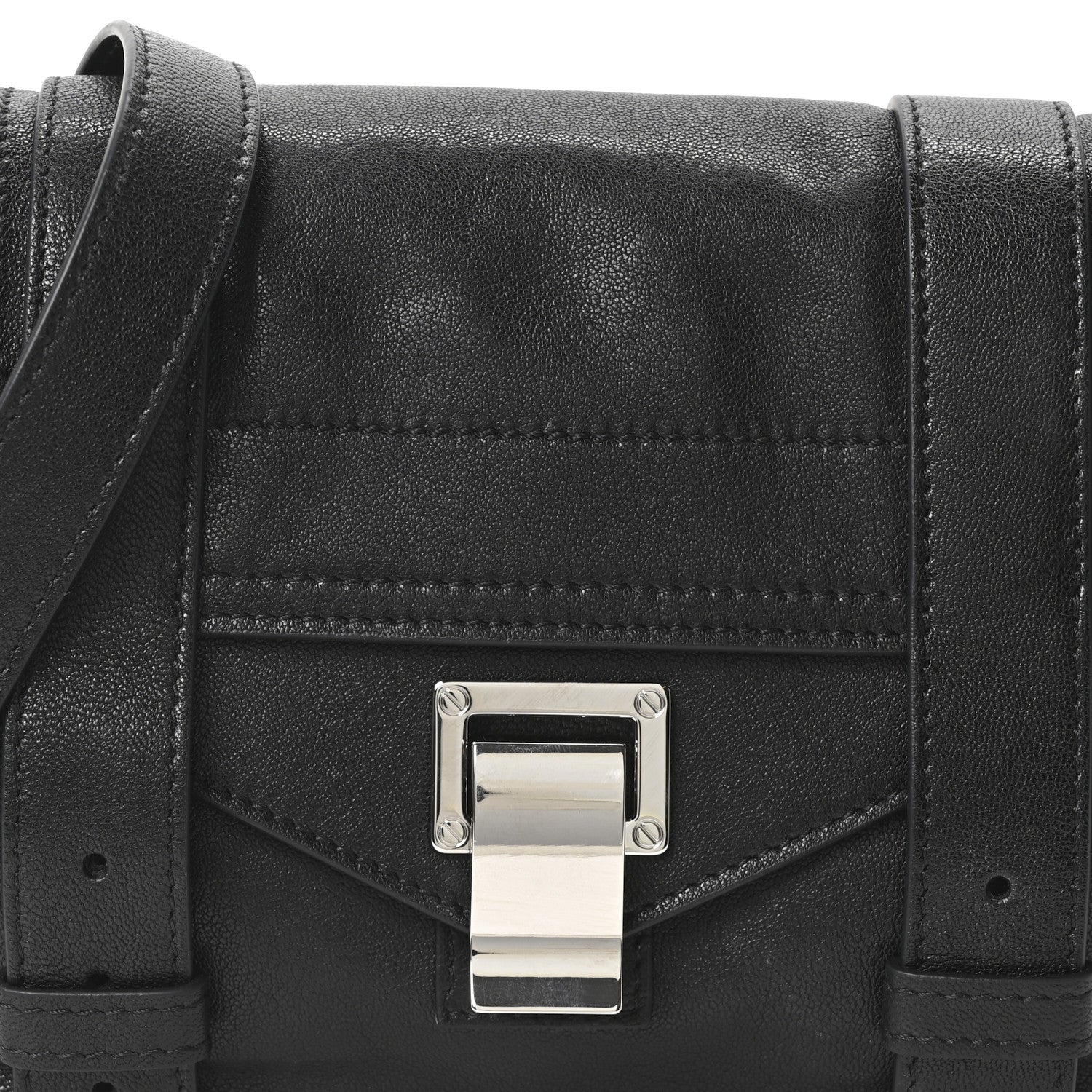 Lambskin PS1 Mini Crossbody Bag Black