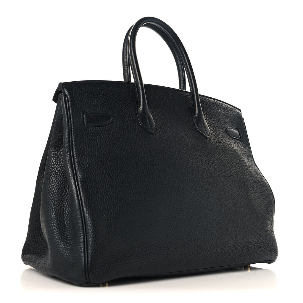 Taurillon Clemence Birkin 35 Black