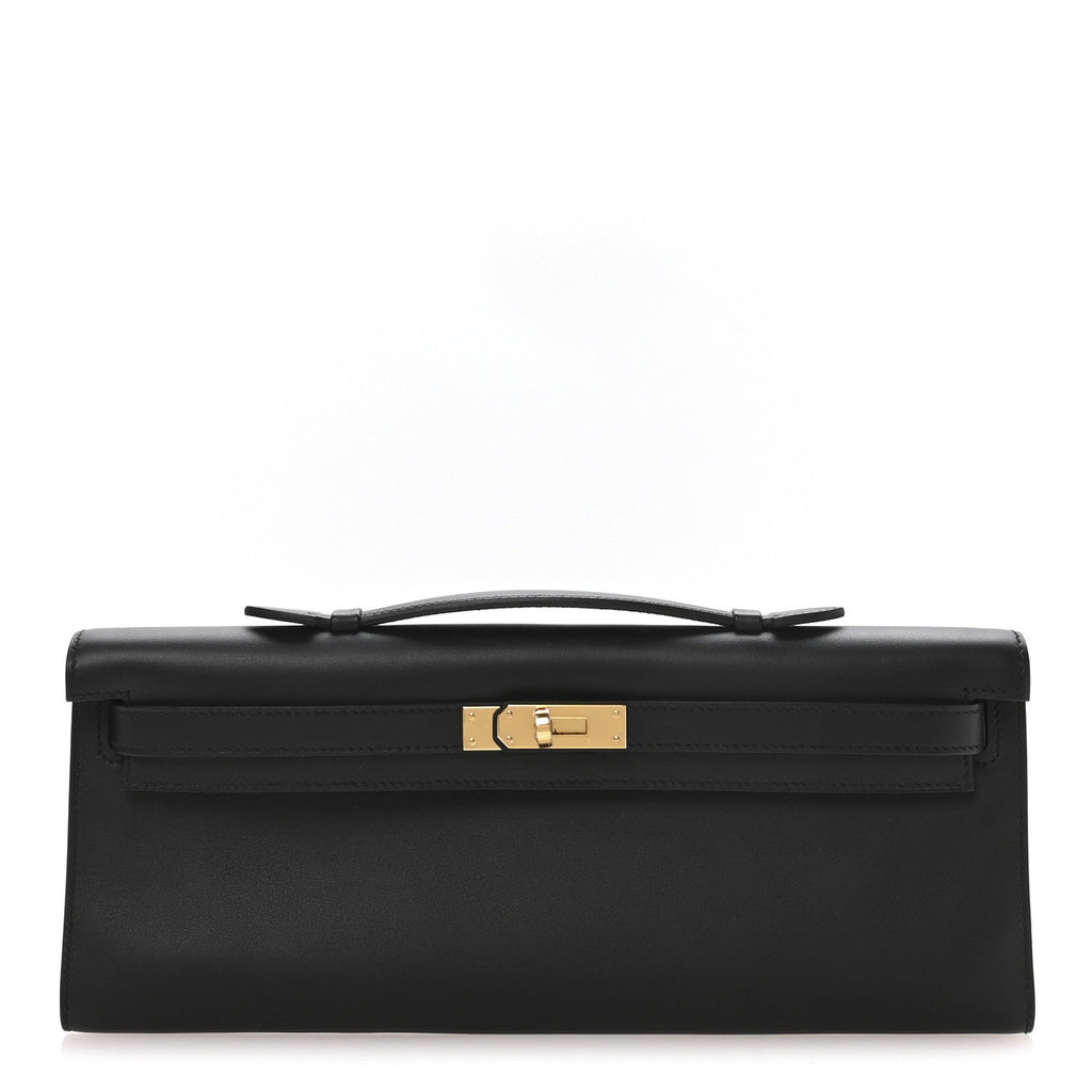 Swift Kelly Cut Clutch Pochette Black