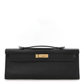 Swift Kelly Cut Clutch Pochette Black