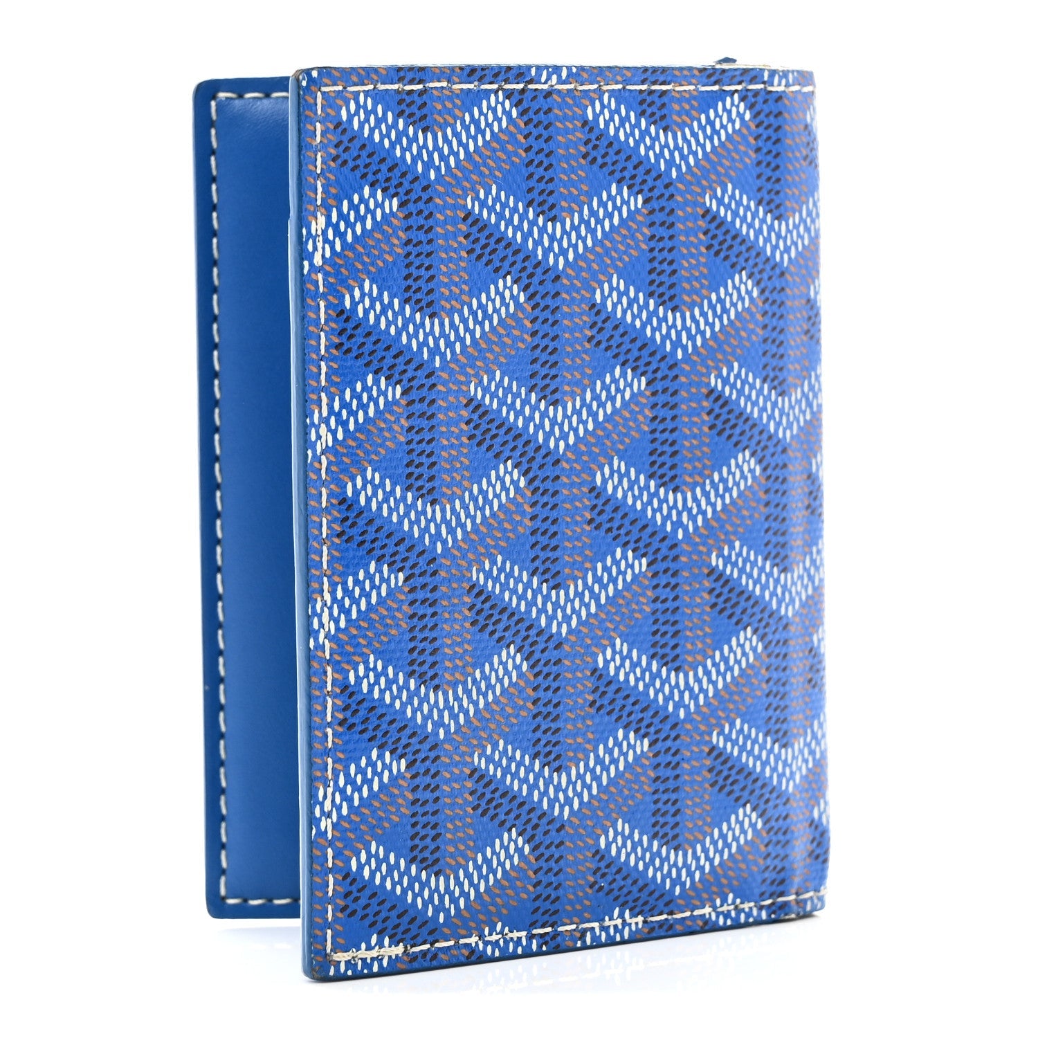 Goyardine Saint Marc Folding  Case Sky Blue