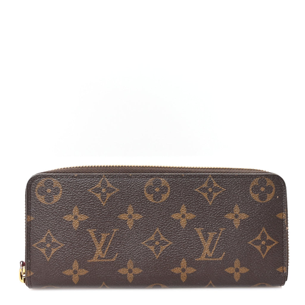 Monogram Clemence Wallet Fuchsia