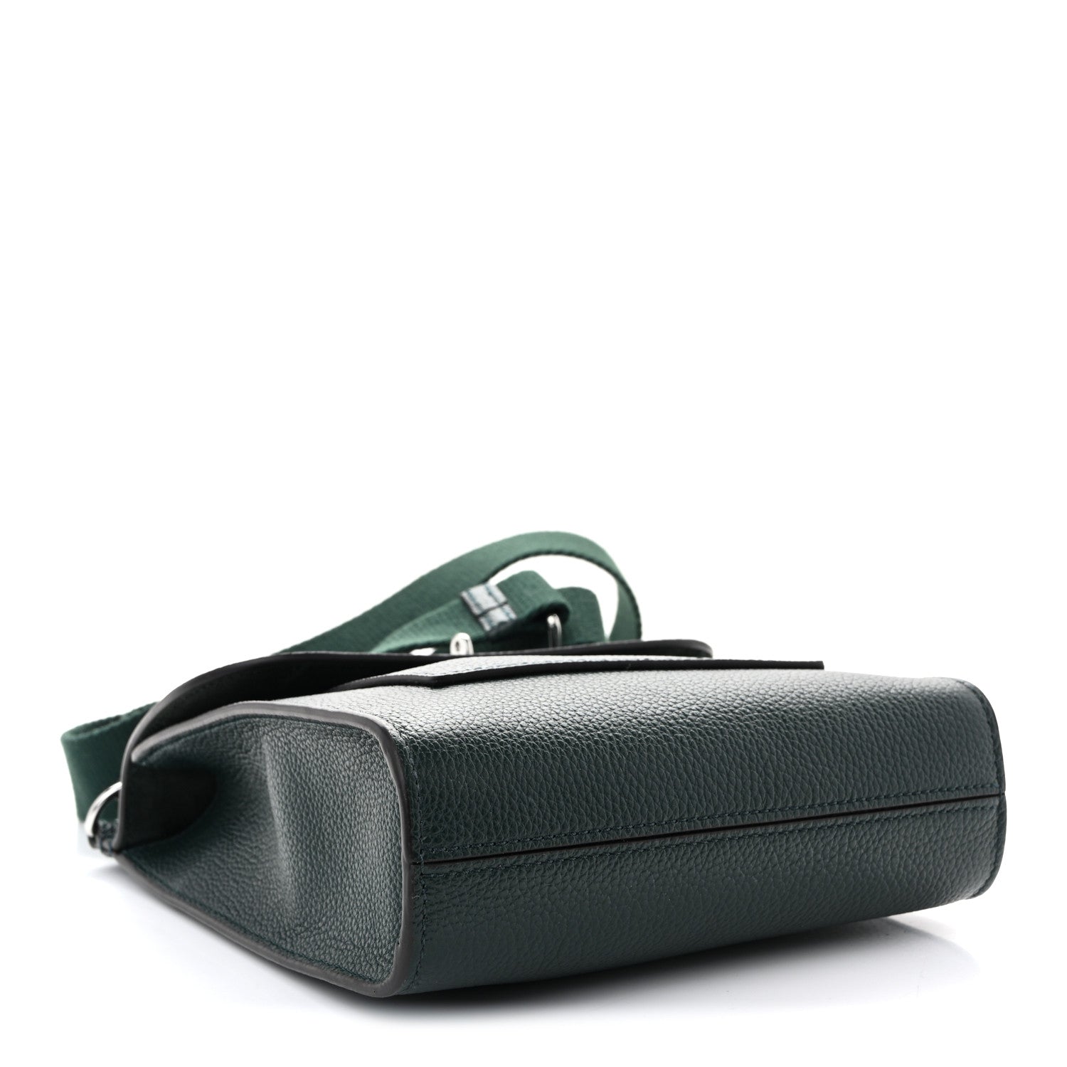 Small Classic Grain Calfskin New Antony Messenger Crossbody Mulberry Green