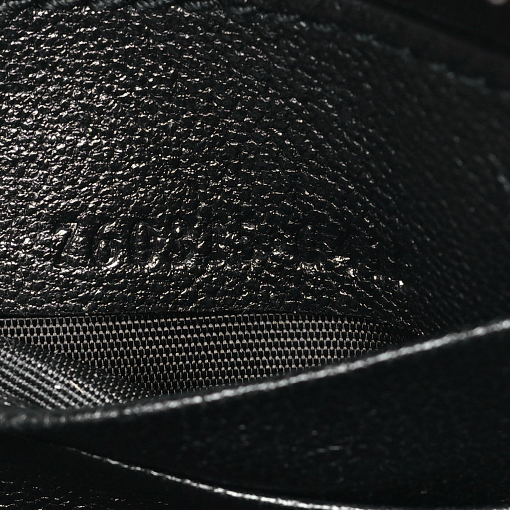 Sakai Be Green Calfskin Diagonal Stitched Mini Blondie Vertical Shoulder Bag Black
