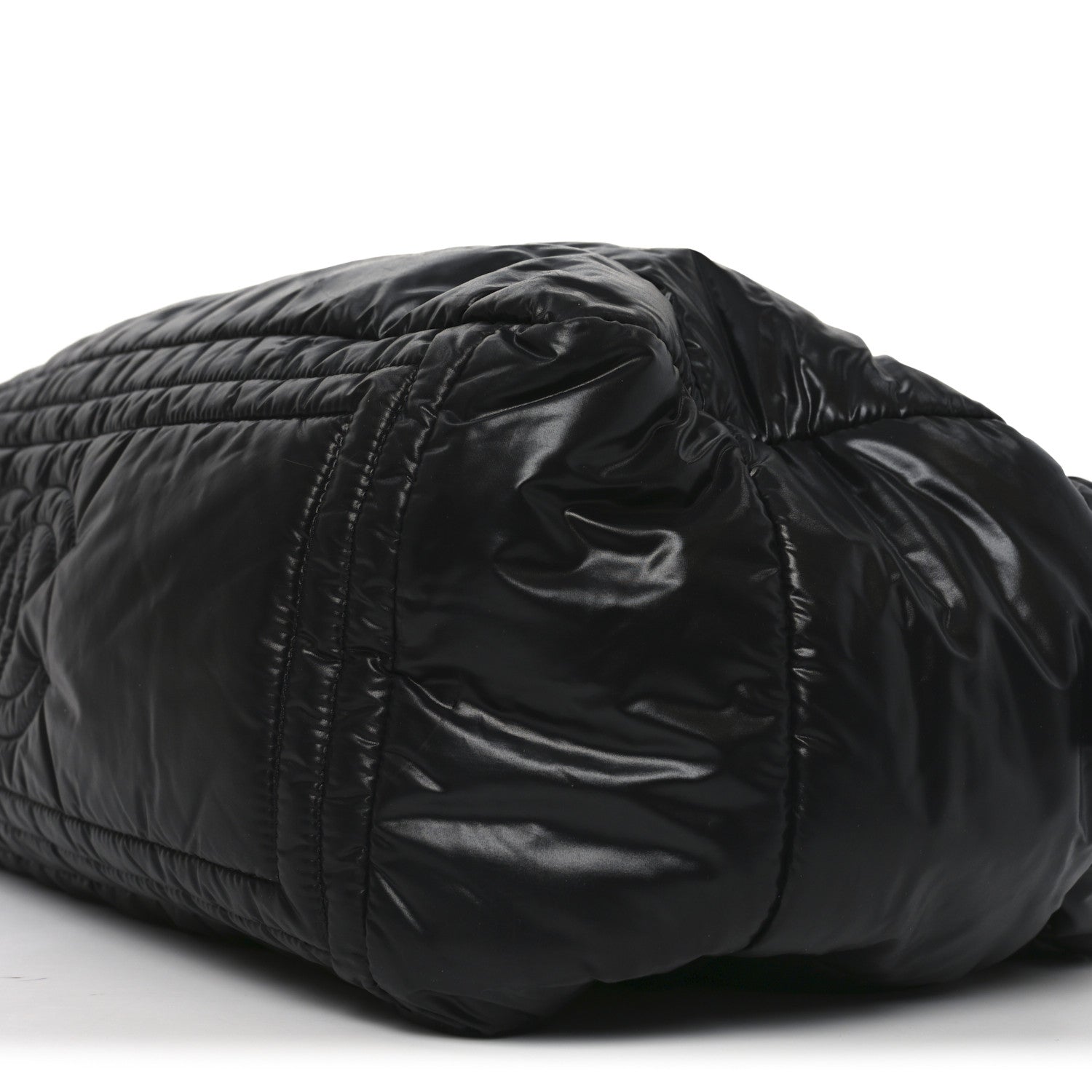 Nylon Coco Cocoon Large Reversible Tote Black